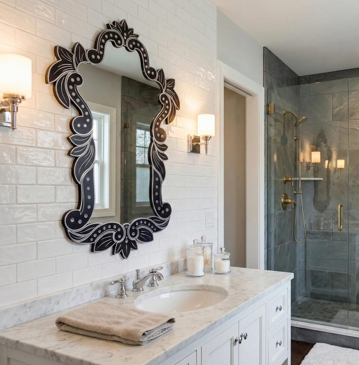 Venetian Mirror VD-793 Venetian Design 100% Heart Made Products