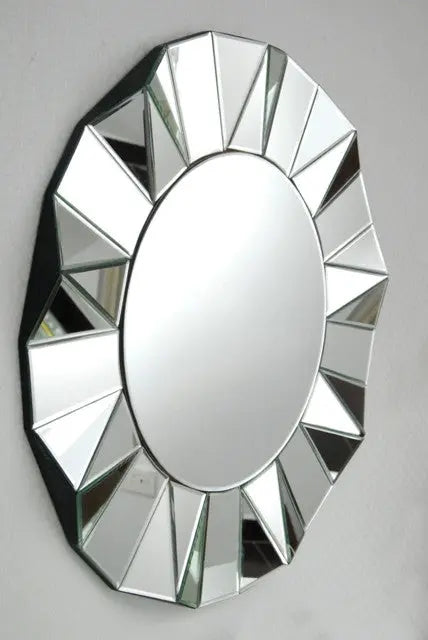 Diamond Cut Faceted Wall Mirror VDR-422 Venetian Design