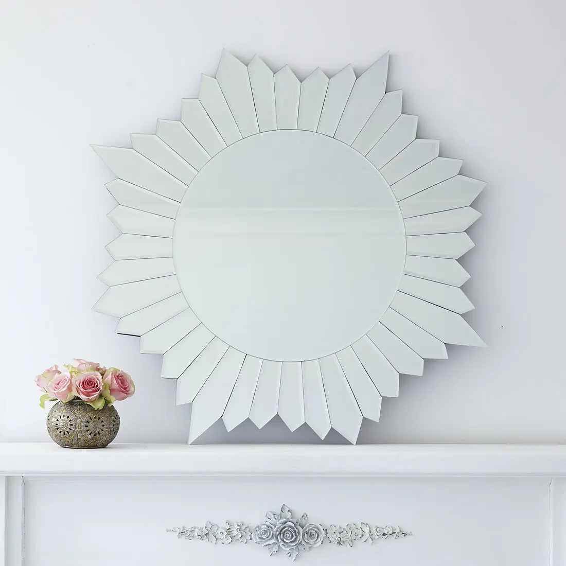 Round Blaise Modern Wall Mirror VDR-475 Venetian Design