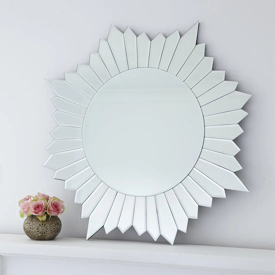 Round Blaise Modern Wall Mirror VDR-475 Venetian Design