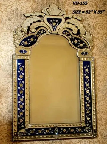 Royal Blue Venetian Mirror VD-155 Venetian Design