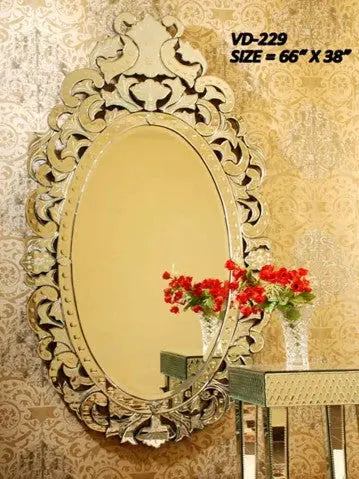 Big Oval Venetian Mirror VD-229 Venetian Design