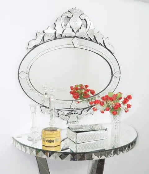 Oval Crown Venetian Mirror VD-109 Venetian Design