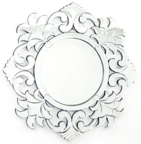 FLOWER ROUND MIRROR VDR-430 Venetian Design