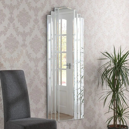Full Length Art Deco Wall Mirror ADWM-01 Venetian Design (The boutique factory) 100% Heart Made Products