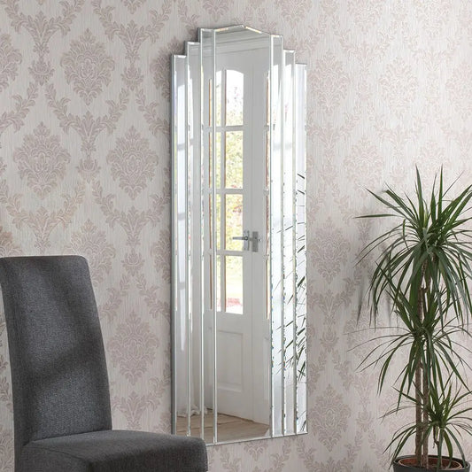 Full Length Art Deco Wall Mirror ADWM-01 Venetian Design (The boutique factory) 100% Heart Made Products