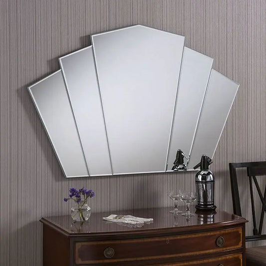 Art Deco Fan Wall Mirror ADWM-03 Venetian Design (The boutique factory) 100% Heart Made Products