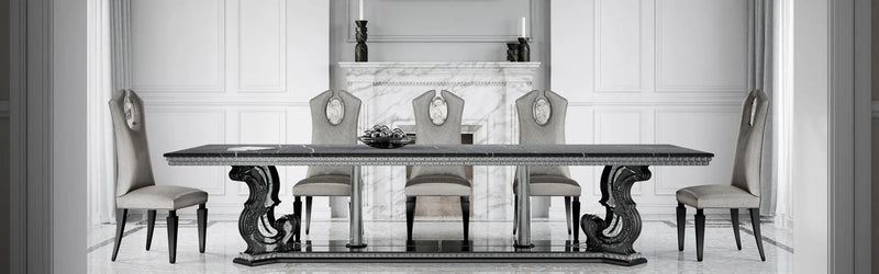 Zeus Venetian Style Dining Table - A Stunning Centerpiece for Your Dining Room