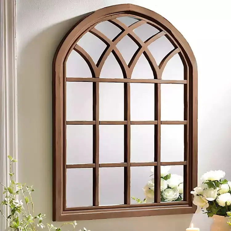Natural Sadie Arch Mirror Venetian Design (The boutique factory) 100% Heart Made Products