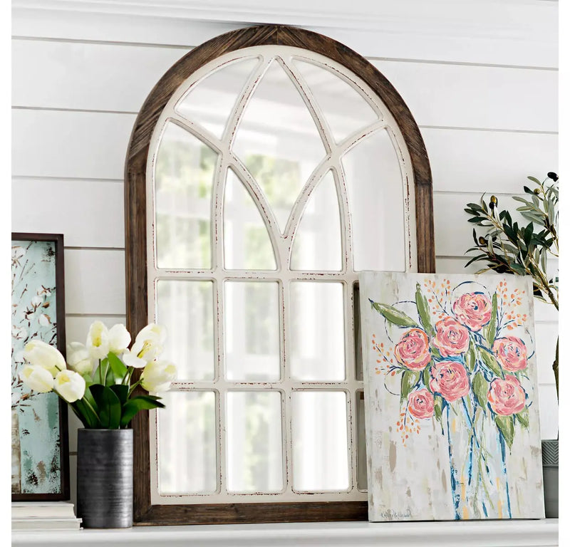 Vail Two-Tone Arch Wall Mirror