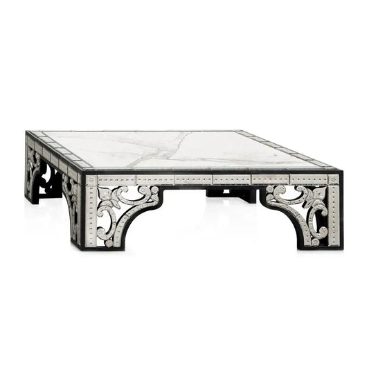 Mirrored Coffee Table Venetian Design (The boutique factory) 100% Heart Made Products