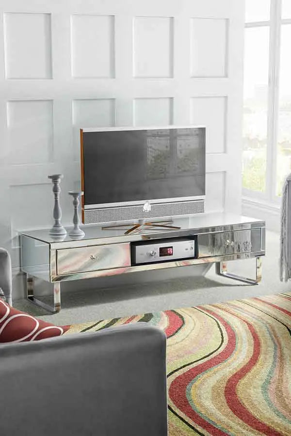 Mirroed Media/TV Cabinet VDMF512 Venetian Design (The boutique factory) 100% Heart Made Products