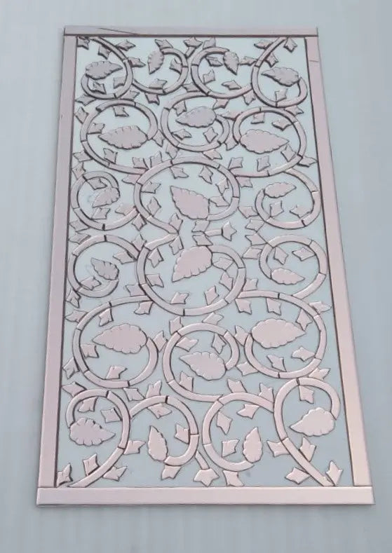 Rose Gold Mirror Wall Art Panel Venetian Design (The boutique factory) 100% Heart Made Products