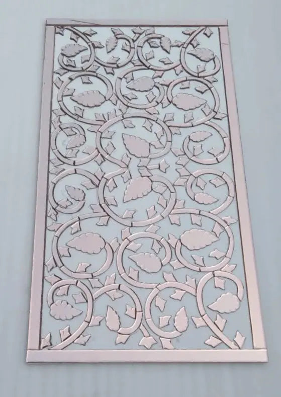 Rose Gold Mirrored Wall Panel