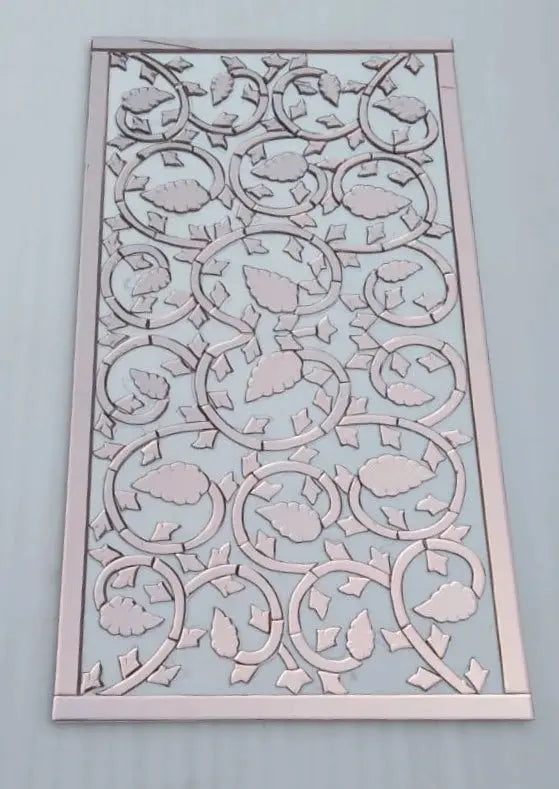 Rose Gold Mirrored Wall Panel Venetian Design (The boutique factory) 100% Heart Made Products