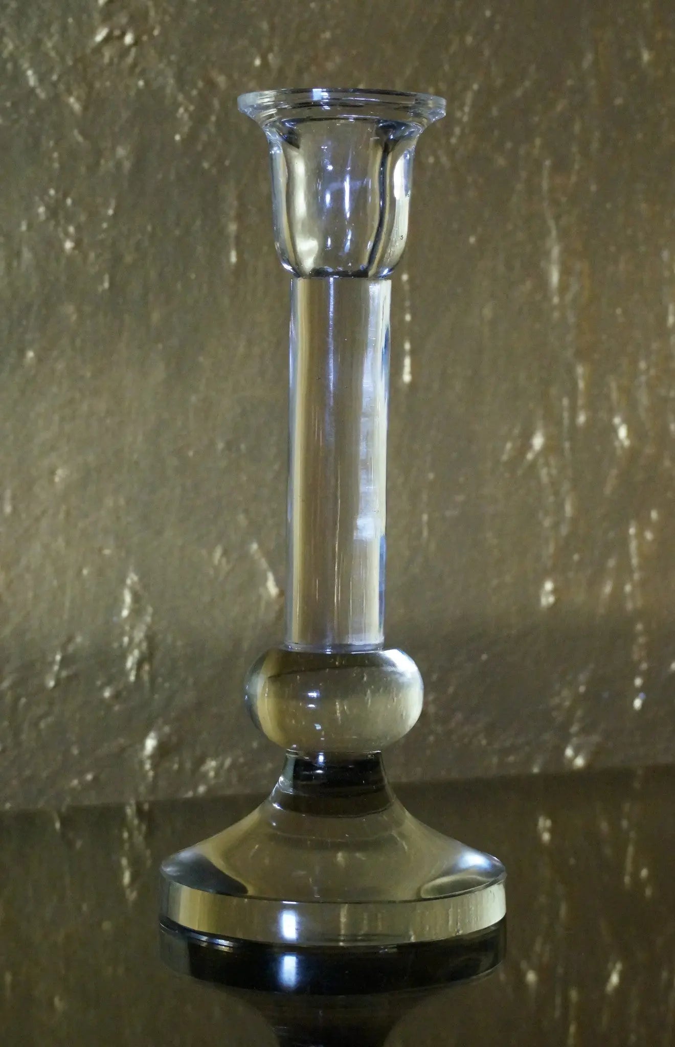 Glass Candle Stand Venetian Design