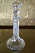 Glass Candle Stand, Set of 2