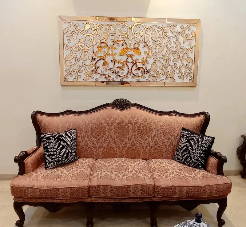 Rose Gold Mirrored Wall Panel