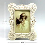 Ivory White Photo Frame Set Venetian Design 100% Heart Made Products