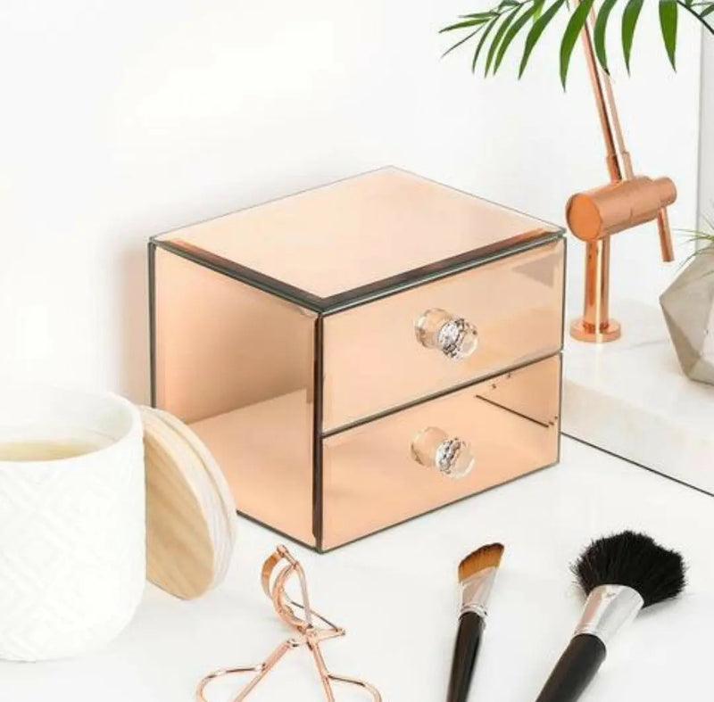 Rose Gold Jewellery Box Venetian Design (The boutique factory) 100% Heart Made Products