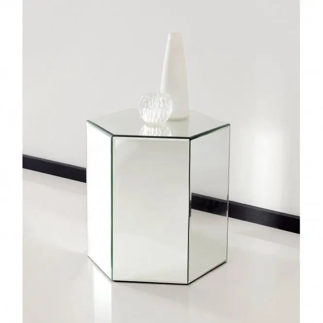 Mirrored Octahedron Small Pedestal VDMF-414 Venetian Design 100% Heart Made Products