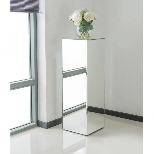 Mirrored Pedestal Stand VDMF-412 Venetian Design 100% Heart Made Products