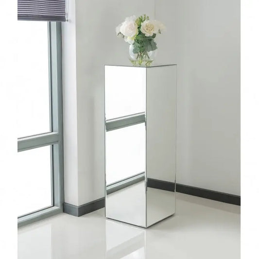 Mirrored Pedestal Stand VDMF-412 Venetian Design 100% Heart Made Products