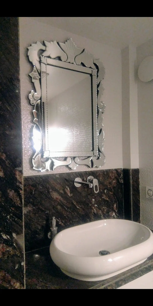 Venetian Mirror for Bathroom Venetian Design 100% Heart Made Products