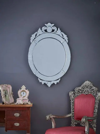 Oval Crown Venetian Mirror VD-709 Venetian Design 100% Heart Made Products