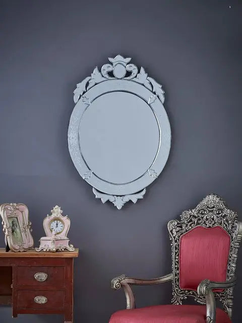 Oval Crown Venetian Mirror VD-709