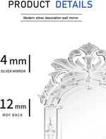 Claborn Venetian Rectangle Wall Mirror VD-800 Venetian Design 100% Heart Made Products