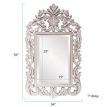 Depelteau Modern Contemporary Venetian Accent Mirror (VD-802) - 56x34.8 - Add a Touch of Style to Your Home Decor