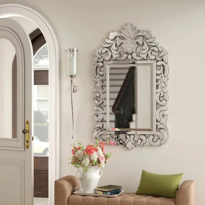 Depelteau Modern Contemporary Venetian Accent Mirror (VD-802) - 56x34.8 - Add a Touch of Style to Your Home Decor