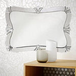 Rectangular Horizontal Venetian Mirror 
