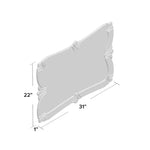 Rectangular Horizontal Venetian Mirror 