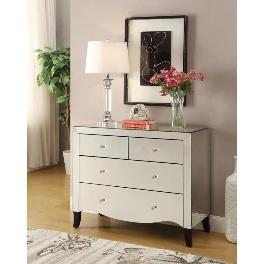 Mirrored Chest, 4 Drawer VDHZ1008 Venetian Design