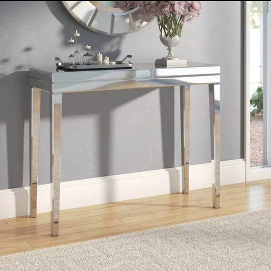 Campbelltown Mirrored Console Table VDHZ1014 Venetian Design 100% Heart Made Products