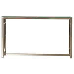 Mirrored Console With Steel Legs, VDHZ1015
