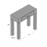 Jessa Mirrored Console Table VDHZ1016