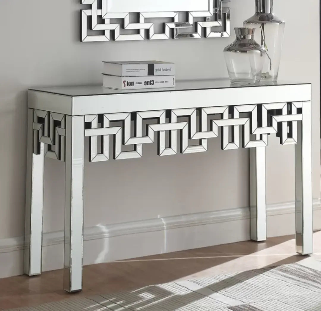 Luong Mirrored Console Table VDHZ1017 Venetian Design 100% Heart Made Products