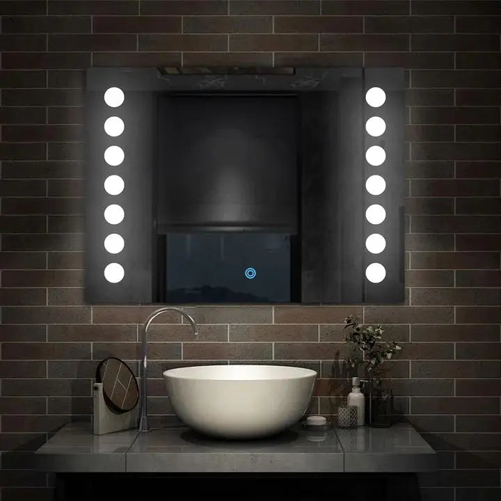 Rectangular LED Mirror Venetian Design (The boutique factory) 100% Heart Made Products