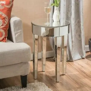 Round Mirrored Side Table VDMF544