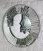 Round Living Room Mirror Contemporary Style VD-PI-648