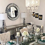 Mingling Slats Wall Mirror VDR-421 Venetian Design
