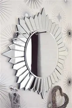 Round Blaise Modern Wall Mirror VDR-475 Venetian Design