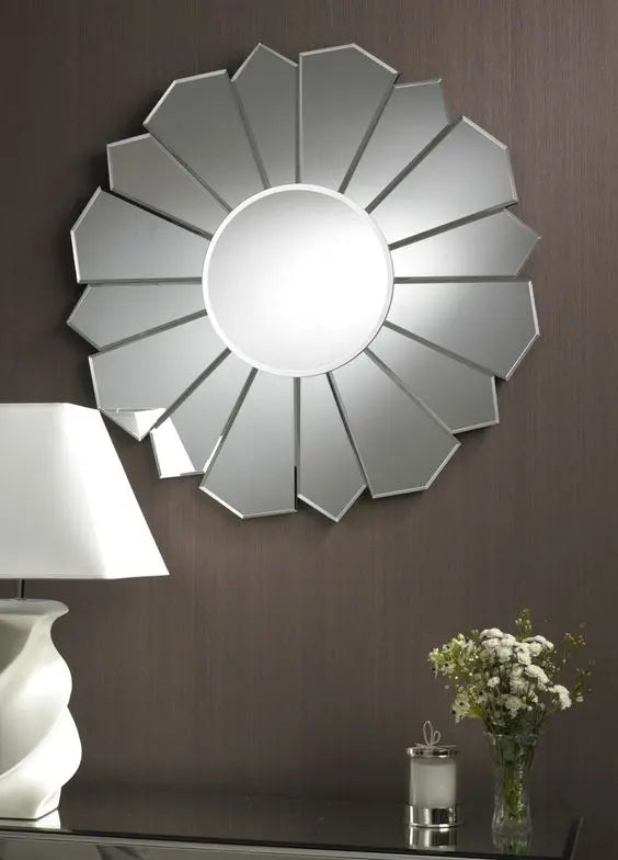 Donnewille Modern Round Wall Mirror VDR-489 Venetian Design