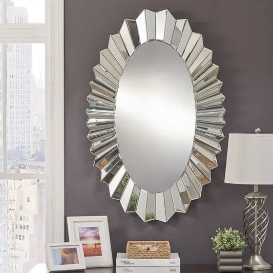 Mandie Oval Wall Mirror VDR-511 Venetian Design