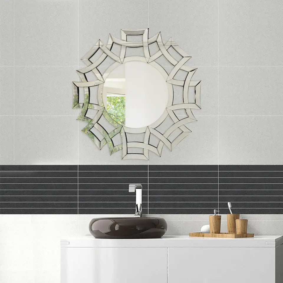 The FAR East - Round Wall Mirror for Interior Design VDR-536 Venetian Design