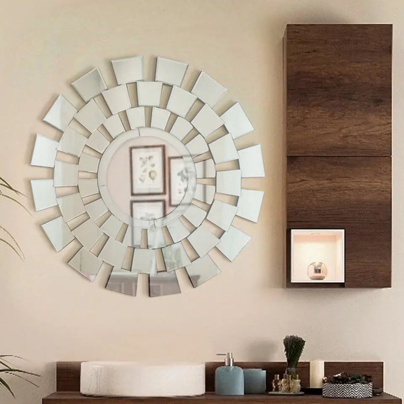 The Four Seasons Round Frame Decorative Mirror Design VDR-537