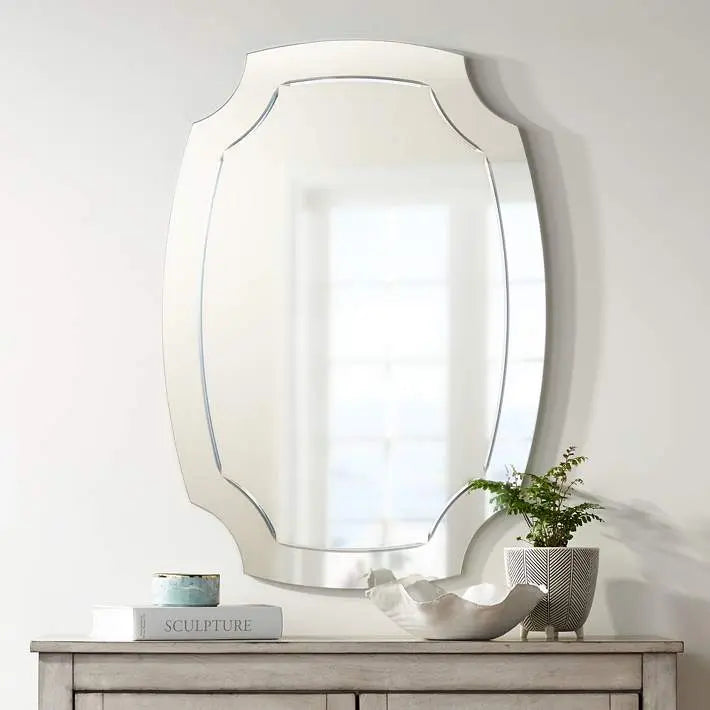 Minimalist Oval Modern Wall Mirror VDR-649 Venetian Design